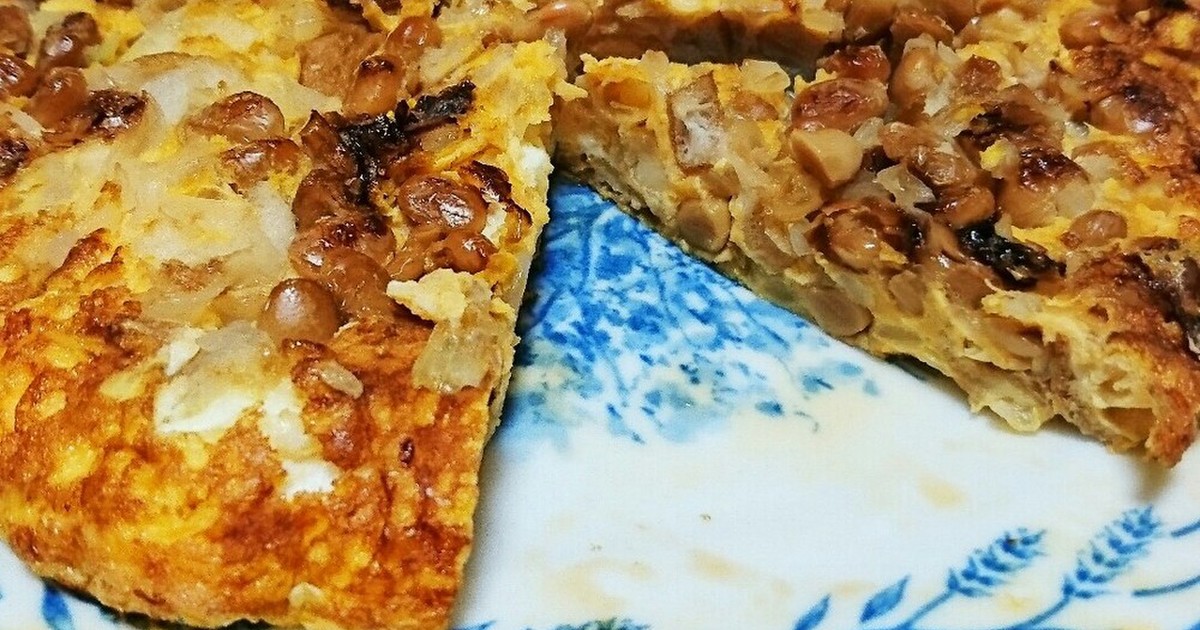 玉ねぎ&納豆オムレツ by なーみやん☆ 【クックパッド】 簡単おいしいみんなのレシピが356万品