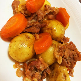 ごろっとほくほく♡皮ごと食べる肉じゃが