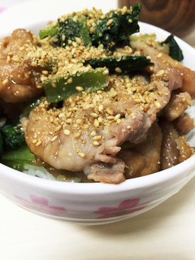 子ども大好き小松菜丼☆簡単◎ボリューム◎