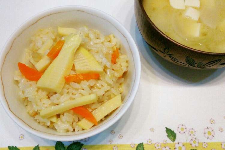 出汁から作る 本格たけのこご飯 レシピ 作り方 By じゅびにゃん クックパッド 簡単おいしいみんなのレシピが350万品
