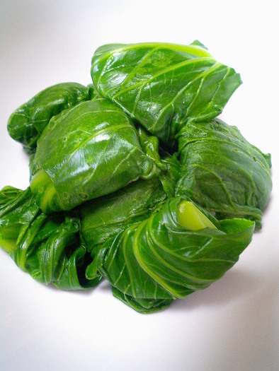 青梗菜の食べ方一例の写真