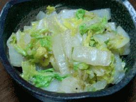 Simple is best!の白菜