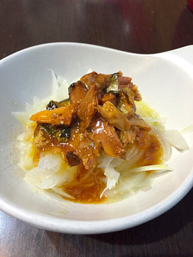 新玉ねぎとサンマ缶♡レモンソースサラダ