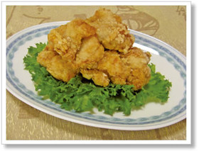 ごまドレ漬けの鶏のから揚げ