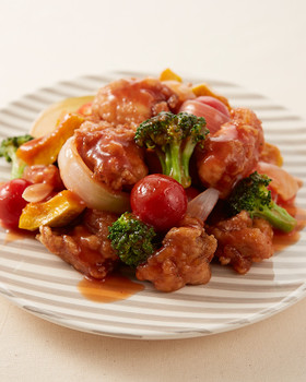 子供も大好き唐揚げのケチャップ野菜