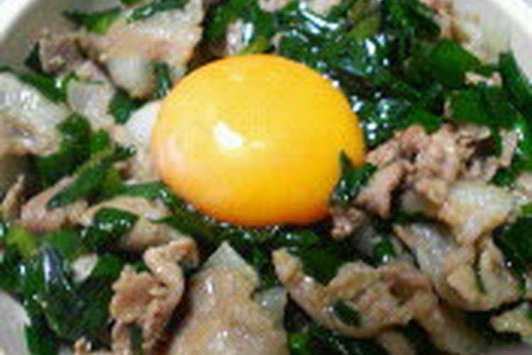スタミナもりもり豚ニラ丼 レシピ 作り方 By Xxkyonxx クックパッド