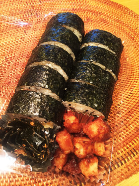 作り置き、保存可能☆肉の太巻き(恵方巻)