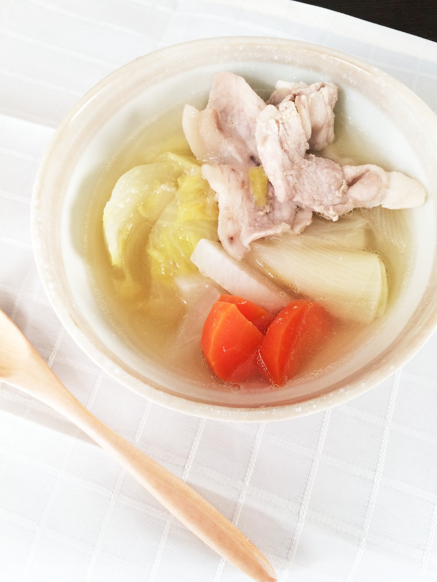 旨味たっぷり♪豚と野菜の簡単スープの画像
