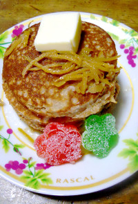 柚子マーマレード風　パンケーキ