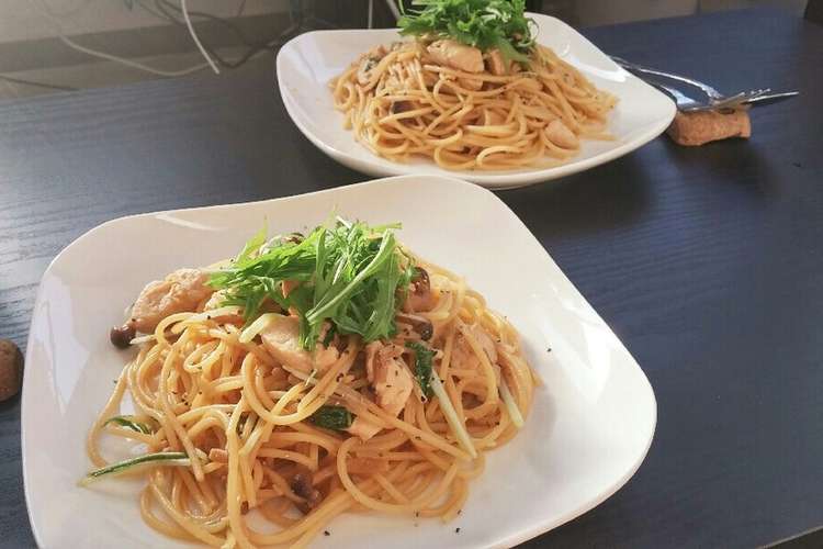 ポン酢でさっぱり和風パスタ レシピ 作り方 By Yknk クックパッド 簡単おいしいみんなのレシピが352万品
