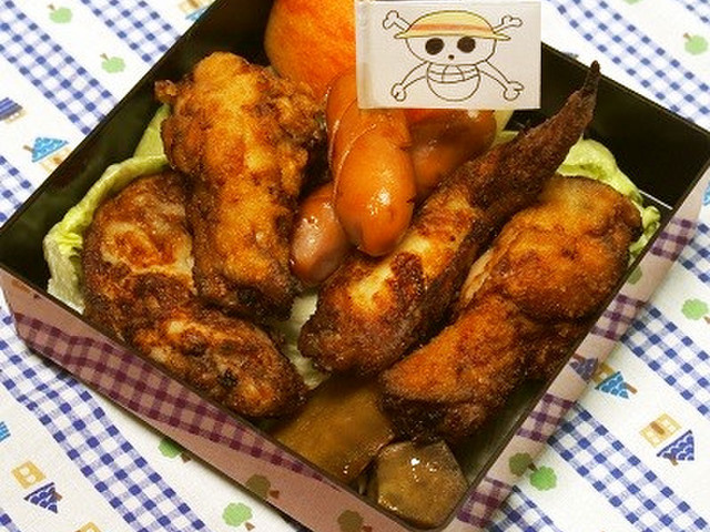 ルフィの骨付き肉弁当 レシピ 作り方 By 虎よ虎よ クックパッド ルフィの骨付き肉弁当 レシピ 作り方 By 虎よ虎よ クックパッド