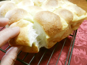 HBを使うと 簡単ちぎりメロンパン