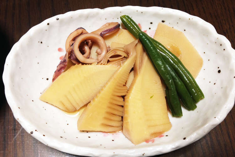 掘りたて 旬の筍とイカの煮物 レシピ 作り方 By チャコの母ちゃん クックパッド 簡単おいしいみんなのレシピが350万品