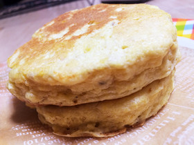 砂糖不使用☆おから入りスフレ風パンケーキ
