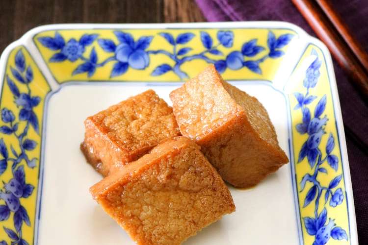 厚揚げ 絹揚げ の煮物 お弁当にも レシピ 作り方 By きよみんーむぅ クックパッド 簡単おいしいみんなのレシピが358万品