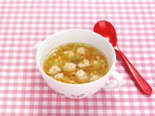 豆腐と鶏の団子スープの画像