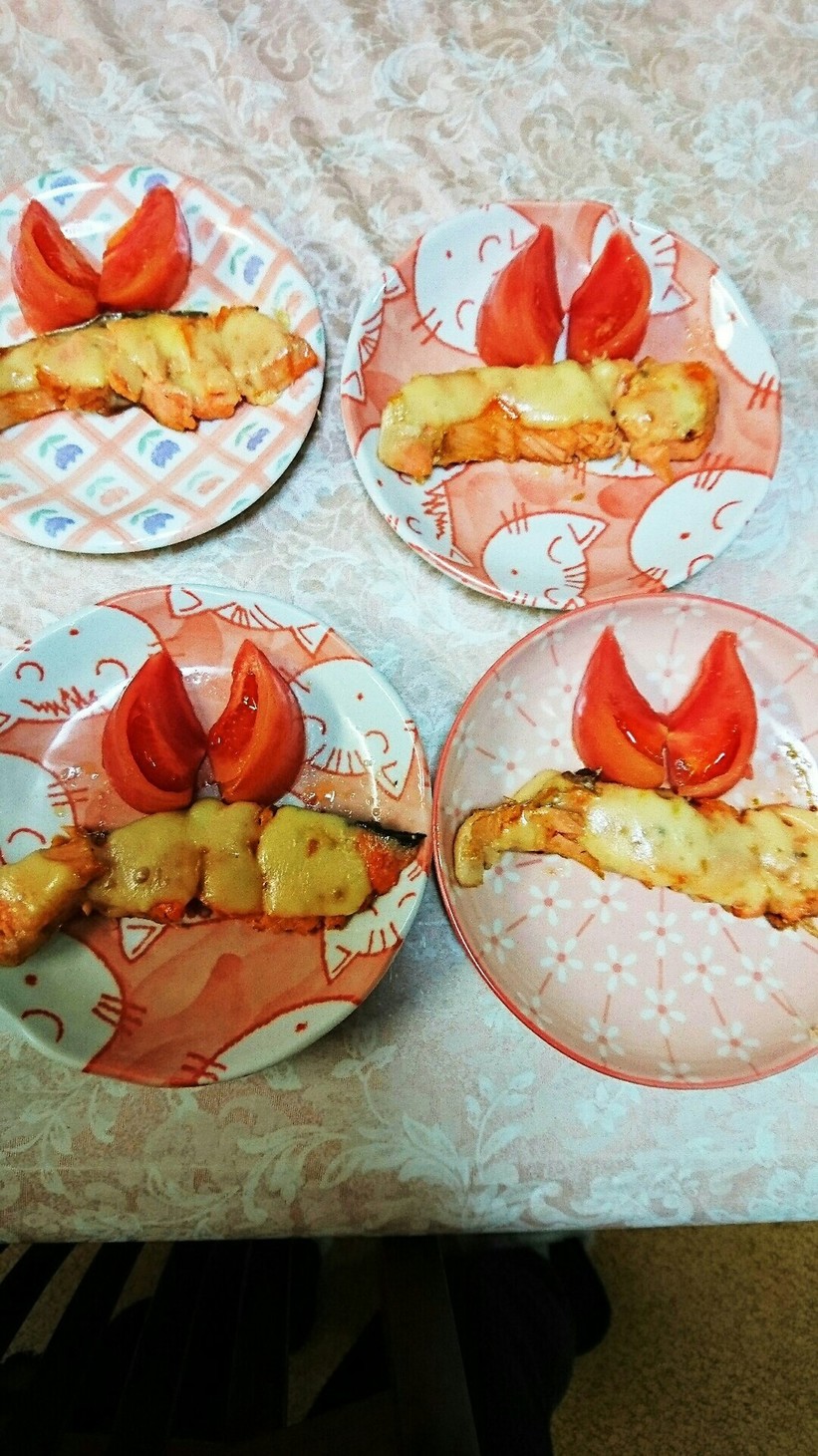 鮭のチーズ♥焼肉風たれ焼き☆の画像