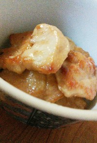 鶏胸肉の梅肉ソース