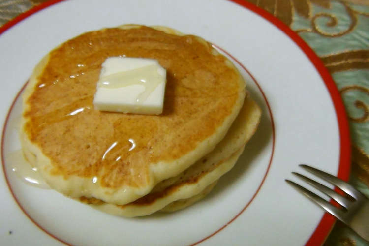 豆腐 レモンで厚くてふわもちパンケーキ レシピ 作り方 By ちゃまちー クックパッド 簡単おいしいみんなのレシピが372万品