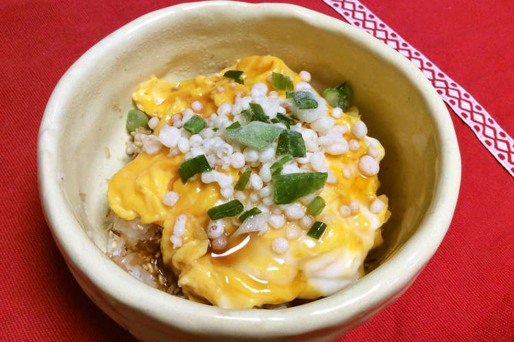 簡単 卵1コであんかけ卵丼 レシピ 作り方 By Maki Mama クックパッド