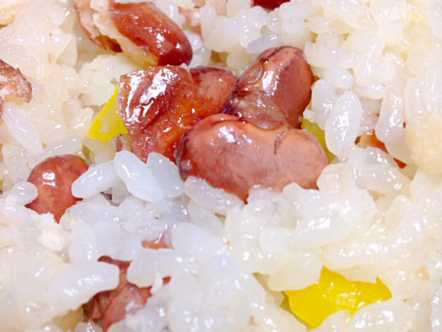 金時豆のほんのり甘いお赤飯 レシピ 作り方 By さくらんぼ0522 クックパッド 簡単おいしいみんなのレシピが366万品