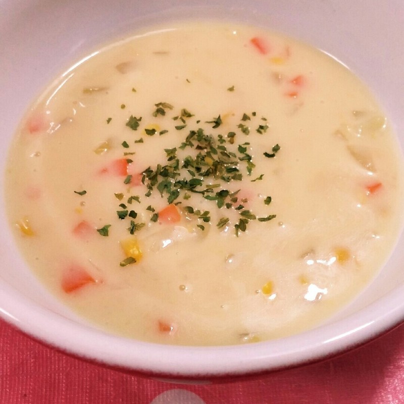 【みんなが作ってる】 給食 コーンスープのレシピ 【クックパッド】 簡単おいしいみんなのレシピが344万品