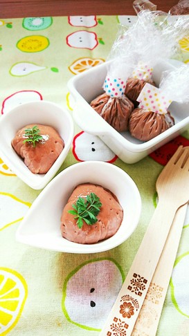 レンジで簡単☆ひとくちチョコムース。