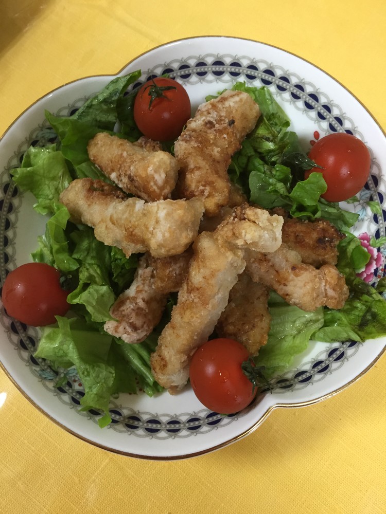 お弁当にも☆豚ロース肉のスティック唐揚げ by わいずきっちん 【クックパッド】 簡単おいしいみんなのレシピが353万品