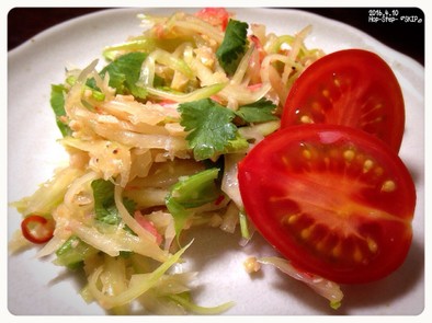 ソムタム タイ料理  青パパイヤのサラダの写真