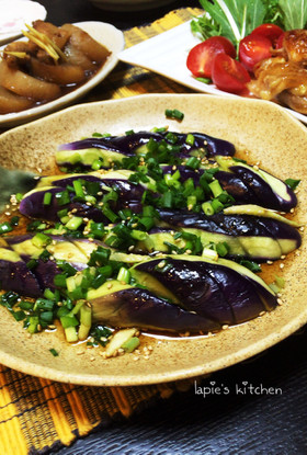 5分で簡単!!ナスの煮浸し♡