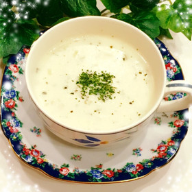 美味しく腸活♪ 押麦のヨーグルトスープ
