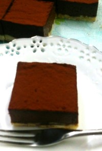 簡単！濃厚・生チョコ風ケーキ