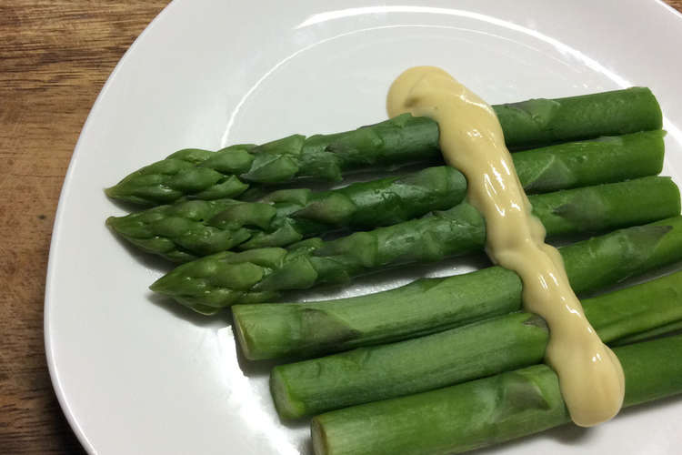 超簡単 茹でアスパラのカラシマヨネーズ レシピ 作り方 By めぐみ クックパッド 簡単おいしいみんなのレシピが375万品