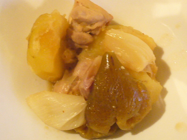 トロロン♪ジャガイモと鶏のイチジク煮の画像