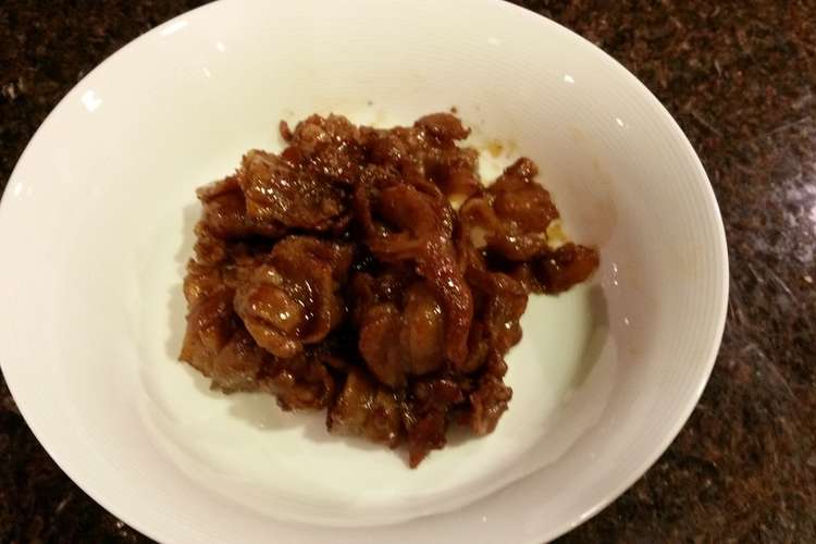 超簡単 ごはんもりもり あまいお肉 レシピ 作り方 By ナイツ クックパッド 簡単おいしいみんなのレシピが375万品