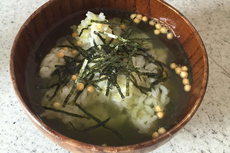 再現 永谷園のわさび茶漬け レシピ 作り方 By そみく クックパッド 簡単おいしいみんなのレシピが356万品