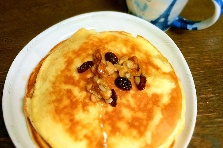 簡単ふんわり豆乳パンケーキ レシピ 作り方 By ズボラなデミ クックパッド