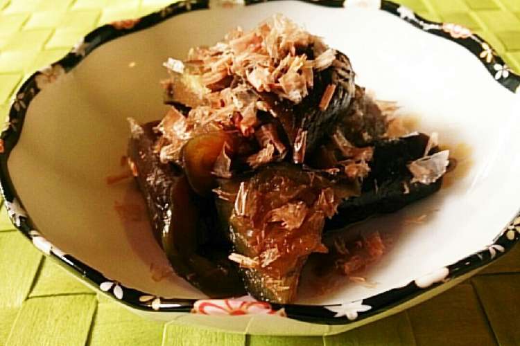 簡単副菜 鰹節香る お茄子の甘辛煮 レシピ 作り方 By Classy クックパッド