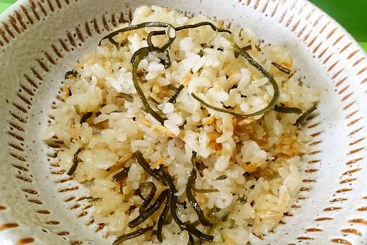 雑穀 桜エビと塩こんぶの炊き込みご飯 レシピ 作り方 By Yamabuki1 クックパッド 簡単おいしいみんなのレシピが355万品