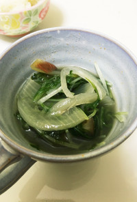 野菜とお肉の和風スープ