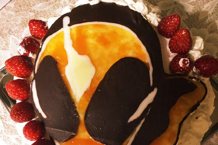 仮面ライダーゴースト ケーキ レシピ 作り方 By サラmama8 クックパッド