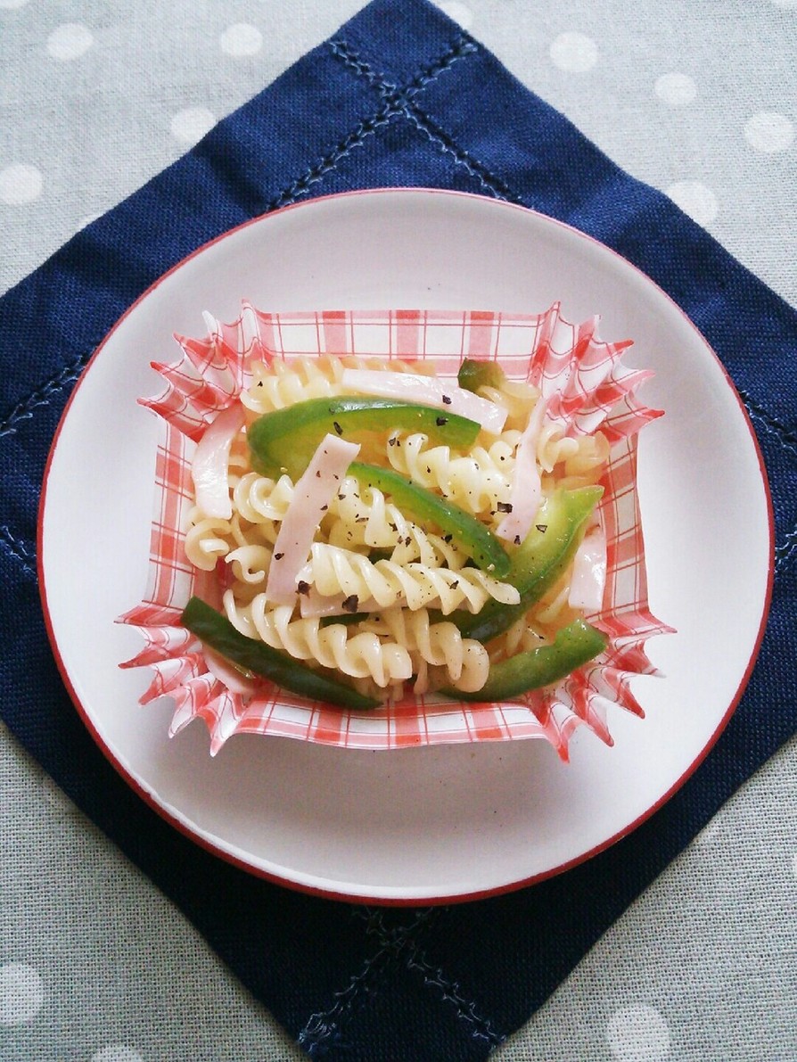 お弁当に☆レンジで簡単マカロニサラダの画像