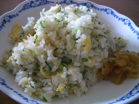 カルシウムいっぱい♪シラスチャーハン