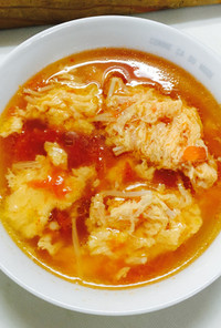蕃茄蛋花湯〜トマトと卵の中華スープ〜