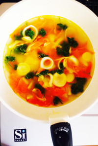春野菜:パセリのバター味噌汁