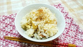 梅としらすのさっぱり炊き込みご飯☆