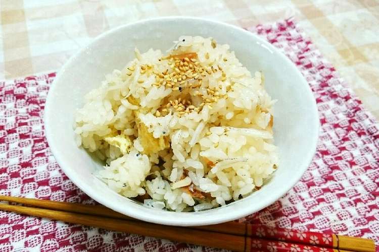 梅としらすのさっぱり炊き込みご飯 レシピ 作り方 By 航 優ママ クックパッド