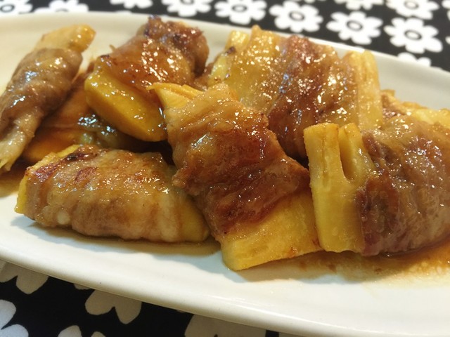 簡単美味しい 筍の豚肉巻き 甘辛ダレで レシピ 作り方 By えこレピ クックパッド 簡単おいしいみんなのレシピが357万品
