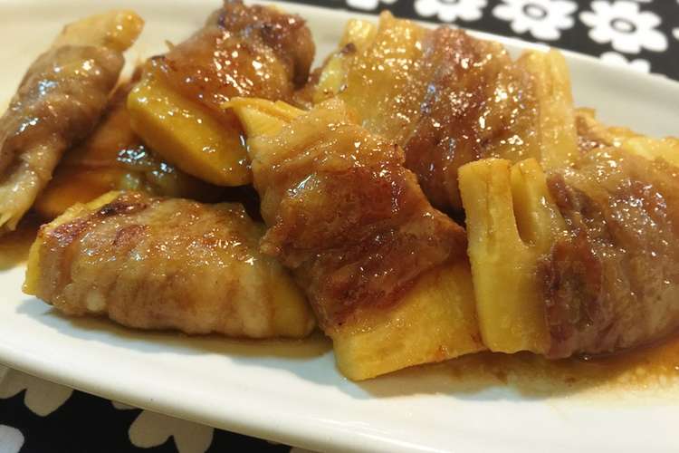 簡単美味しい 筍の豚肉巻き 甘辛ダレで レシピ 作り方 By えこレピ クックパッド 簡単おいしいみんなのレシピが357万品