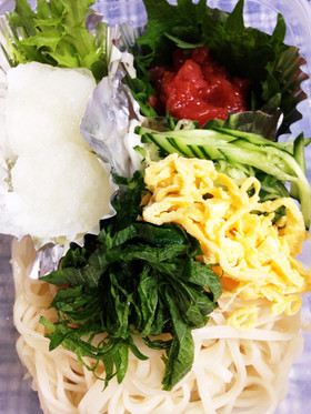 冷麺のお弁当♪その3…梅おろしうどん